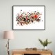 Abstract Reds Calligraphy Wall Art