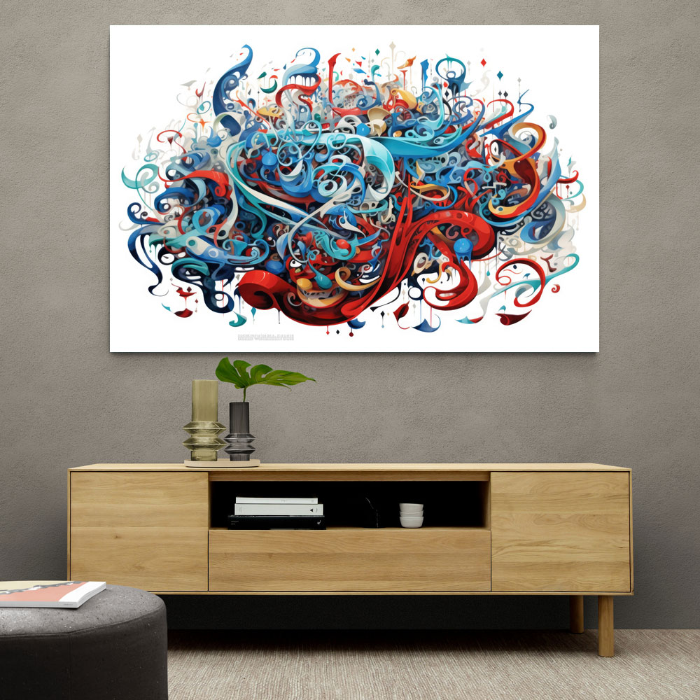 Abstract Calligraphy 15 Wall Art