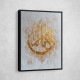 Gold Abstract Islamic Calligraphy