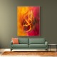 Gold and Yellow Abstract Symbol Calligraphy