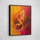 Gold and Yellow Abstract Symbol Calligraphy