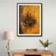 Golden Abstract Symbol Calligraphy