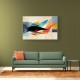  Vibrant Geometric Fusion Modern Abstract Arabic Calligraphy Wall Art