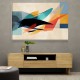  Vibrant Geometric Fusion Modern Abstract Arabic Calligraphy Wall Art