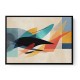  Vibrant Geometric Fusion Modern Abstract Arabic Calligraphy Wall Art
