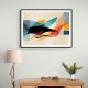 Vibrant Geometric Fusion Modern Abstract Arabic Calligraphy Wall Art