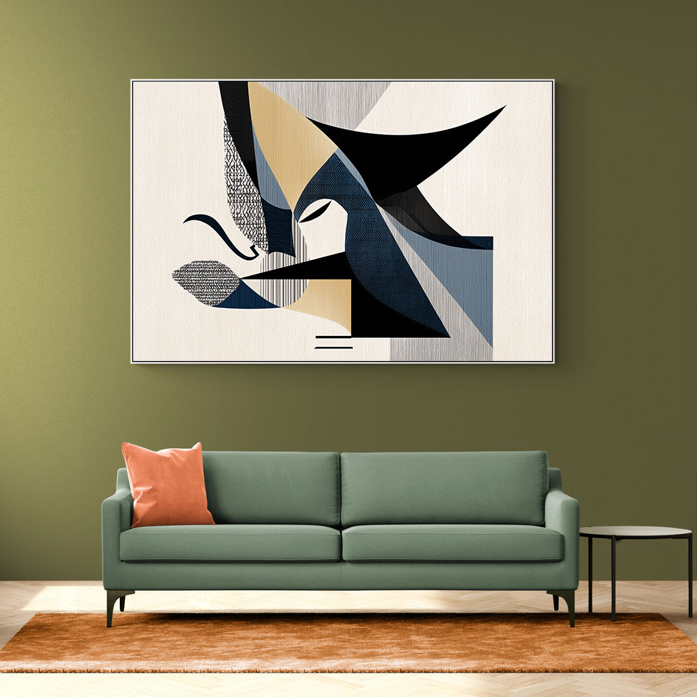 Contemporary Modern Abstract Islamic Art in Neutral Tones 3 Wall Art