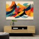 Vibrant Multicolor Contemporary Modern Abstract Arabic Calligraphy Wall Art 