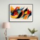 Vibrant Multicolor Contemporary Modern Abstract Arabic Calligraphy Wall Art 2