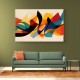 Vibrant Multicolor Contemporary Modern Abstract Arabic Calligraphy Wall Art 3