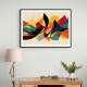 Vibrant Multicolor Contemporary Modern Abstract Arabic Calligraphy Wall Art 3