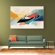  Vibrant Geometric Fusion Modern Abstract Arabic Calligraphy Wall Art 2