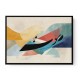  Vibrant Geometric Fusion Modern Abstract Arabic Calligraphy Wall Art 2