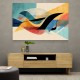  Vibrant Geometric Fusion Modern Abstract Arabic Calligraphy Wall Art 3