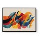 Vibrant Multicolor Contemporary Modern Abstract Arabic Calligraphy Wall Art 5