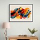 Vibrant Multicolor Contemporary Modern Abstract Arabic Calligraphy Wall Art 5