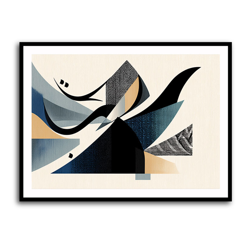 Contemporary Modern Abstract Islamic Art in Neutral Tones 5 Wall Art 