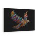 Abstract style Falcon Colourful Arabic calligraphy wall art 3