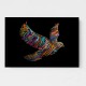 Abstract style Falcon Colourful Arabic calligraphy wall art 3