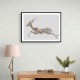 Arabian Gazelle Calligraphy Wall Art 2 