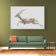 Arabian Gazelle Calligraphy Wall Art 