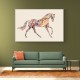 Horse Calligraphy Wall Art 1 