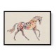 Horse Calligraphy Wall Art 1 
