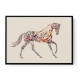 Horse Calligraphy Wall Art 