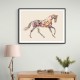 Horse Calligraphy Wall Art 