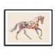 Horse Calligraphy Wall Art 
