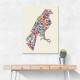 Abstract style Falcon Arabic Calligraphy Wall Art 1 