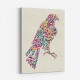 Abstract style Falcon Arabic Calligraphy Wall Art 1 