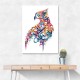 Abstract style Falcon Arabic calligraphy wall art 2