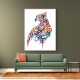 Abstract style Falcon Arabic calligraphy wall art 2