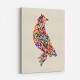 Abstract style Falcon Arabic calligraphy wall art 3