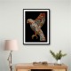 Abstract style Falcon Arabic calligraphy wall art