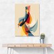 Bold Abstract style Arabic calligraphy wall art 