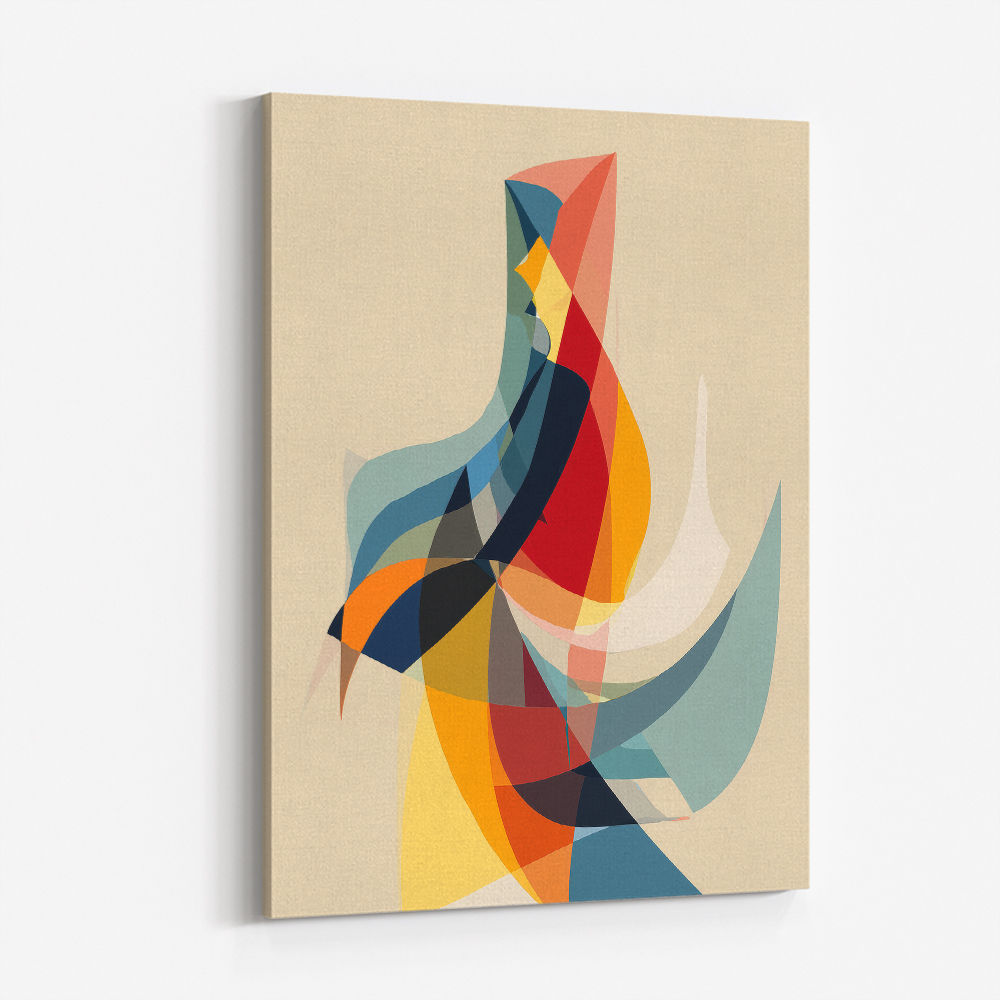 Bold Abstract style Arabic calligraphy wall art 