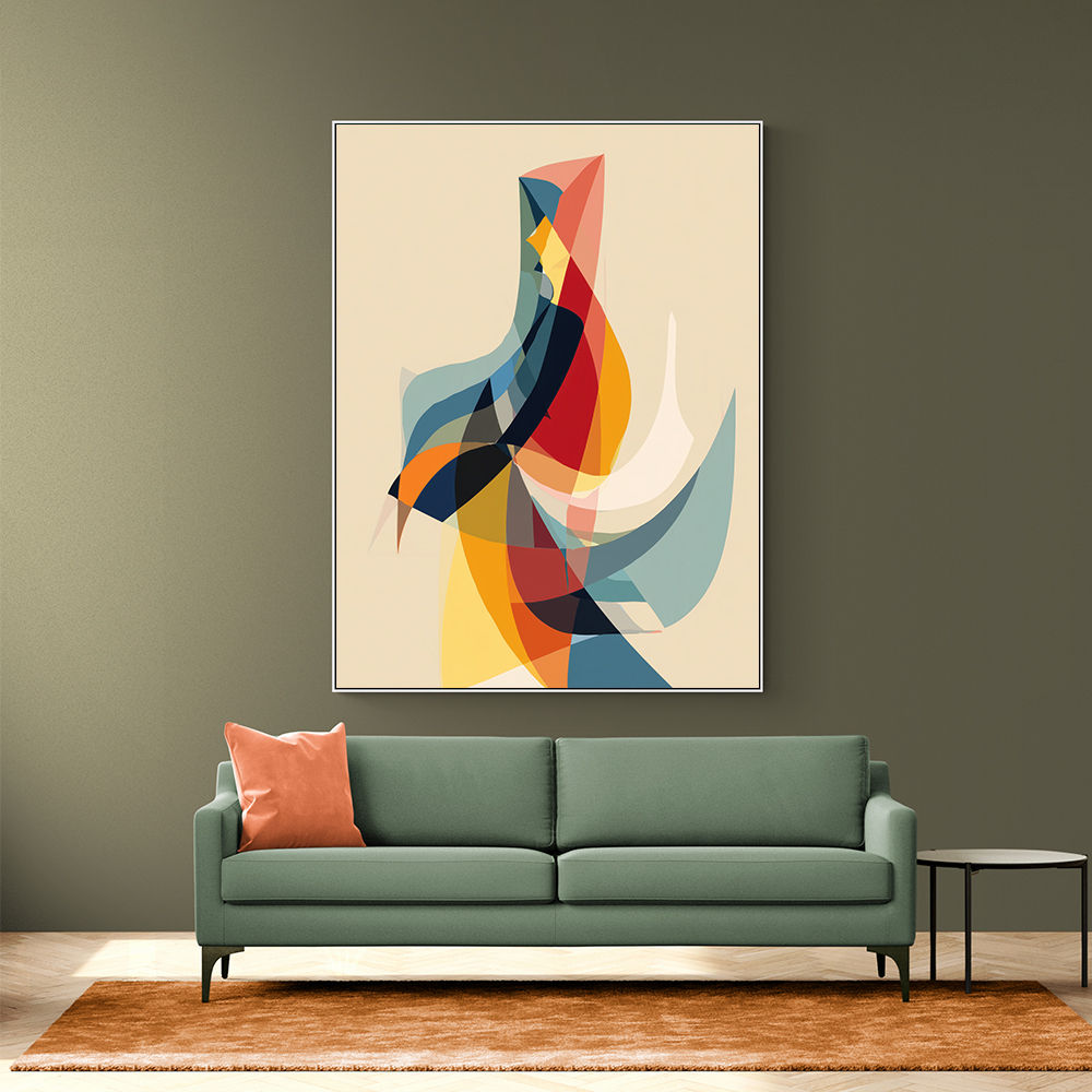 Bold Abstract style Arabic calligraphy wall art 