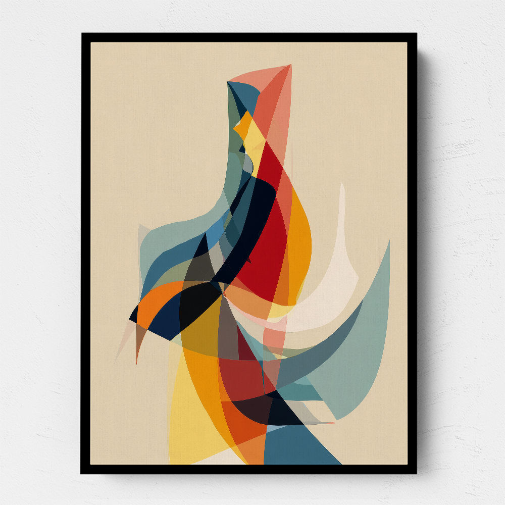 Bold Abstract style Arabic calligraphy wall art 