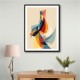Bold Abstract style Arabic calligraphy wall art 