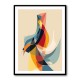 Bold Abstract style Arabic calligraphy wall art 
