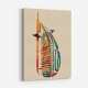 Burj Al Arab In Arabic Calligraphy Style Wall Art 1