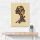 Calligraphy head 2 Wall Art