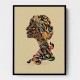 Calligraphy head 2 Wall Art