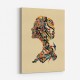 Calligraphy head Wall Art