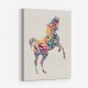 Colourful Calligraphy Horse 1 Wall Art