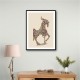 Colourful calligraphy Horse 2 Wall Art