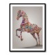 Colourful calligraphy Horse 3 Wall Art