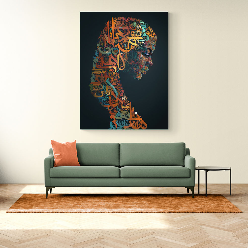 Lady Calligraphy 2 Wall Art